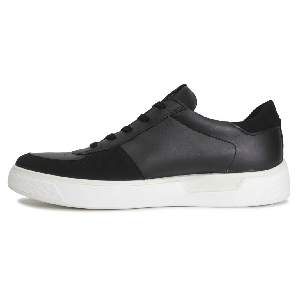 Street Tray Nubuck Leather Men's Low Profile Shoes