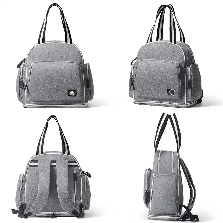 Sunveno Signature Maternity Diaper Bag (Grey)