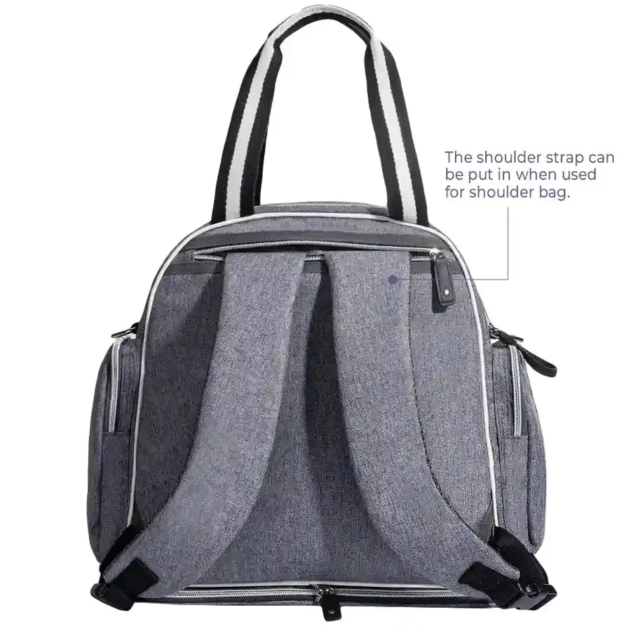 Sunveno Signature Maternity Diaper Bag (Grey)