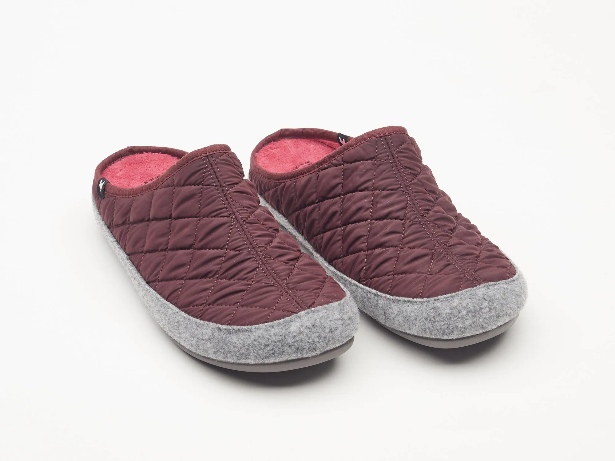 Super soft quilted mule slippers