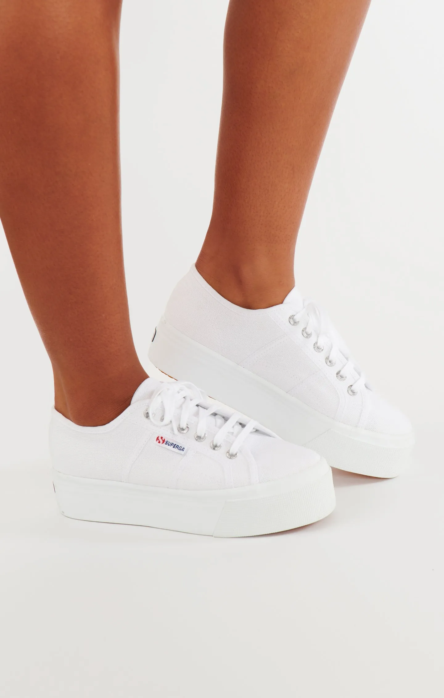 Superga 2790 Platform Sneakers ~ White