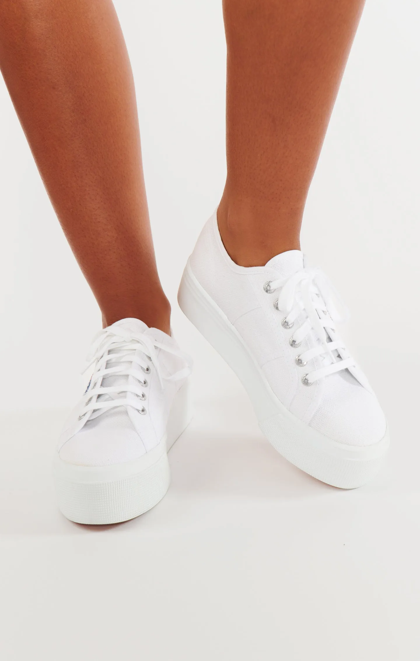 Superga 2790 Platform Sneakers ~ White