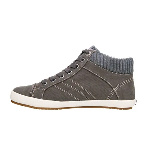 Taos Startup Mid Top Sneaker (Women) - Graphite Distressed