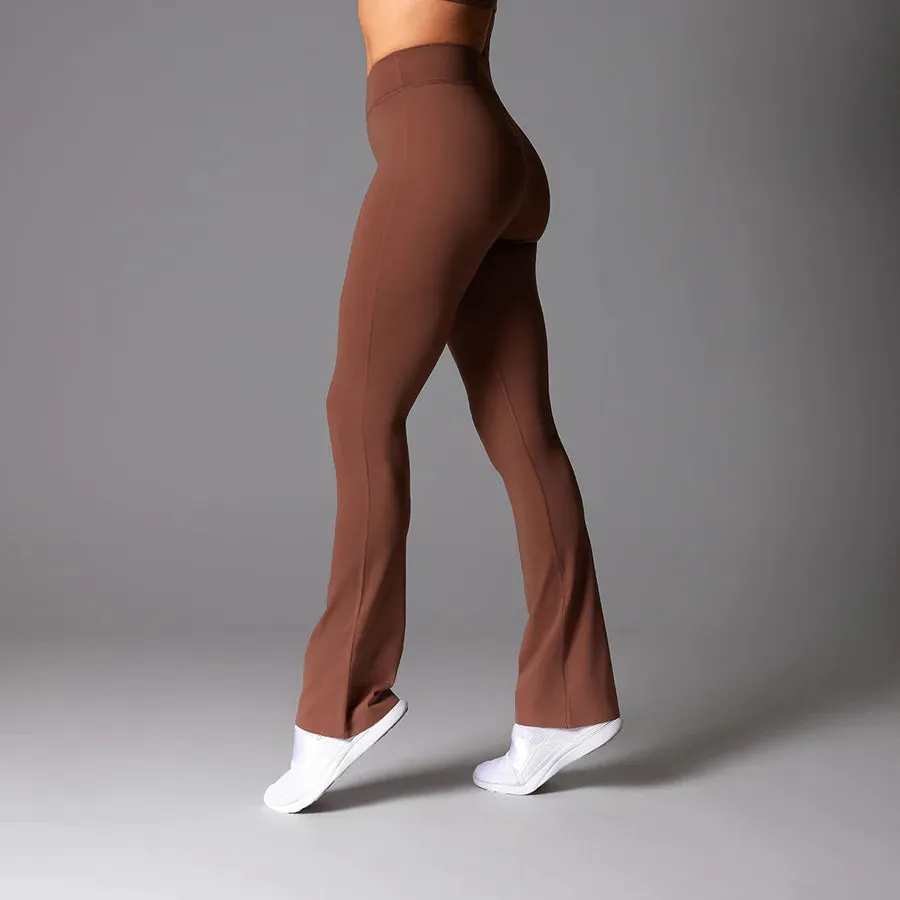 TAVI High Waisted Bootcut Leggings - Clove