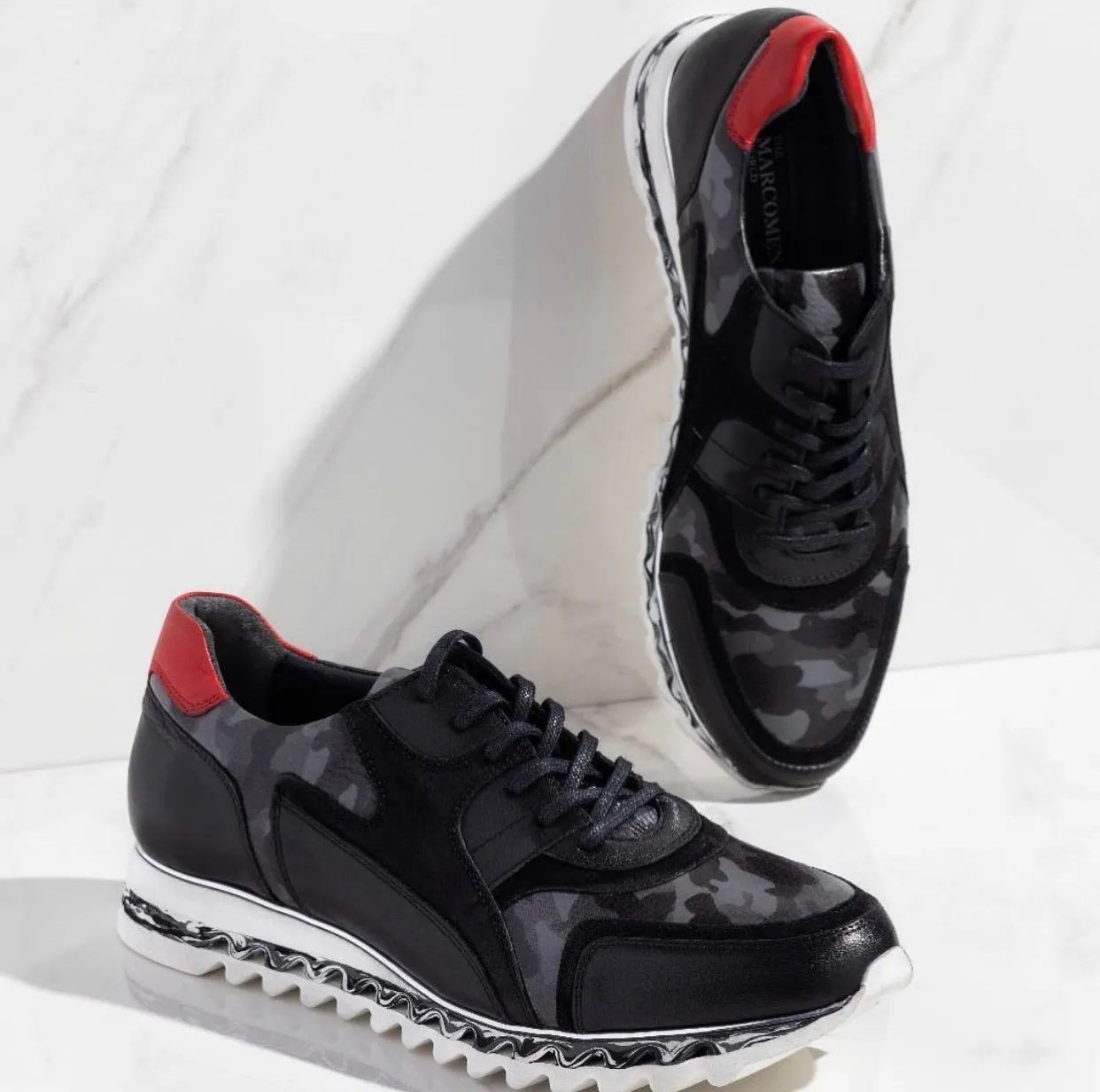 The Cakarta Black Leather Men Sneaker Final Sale!