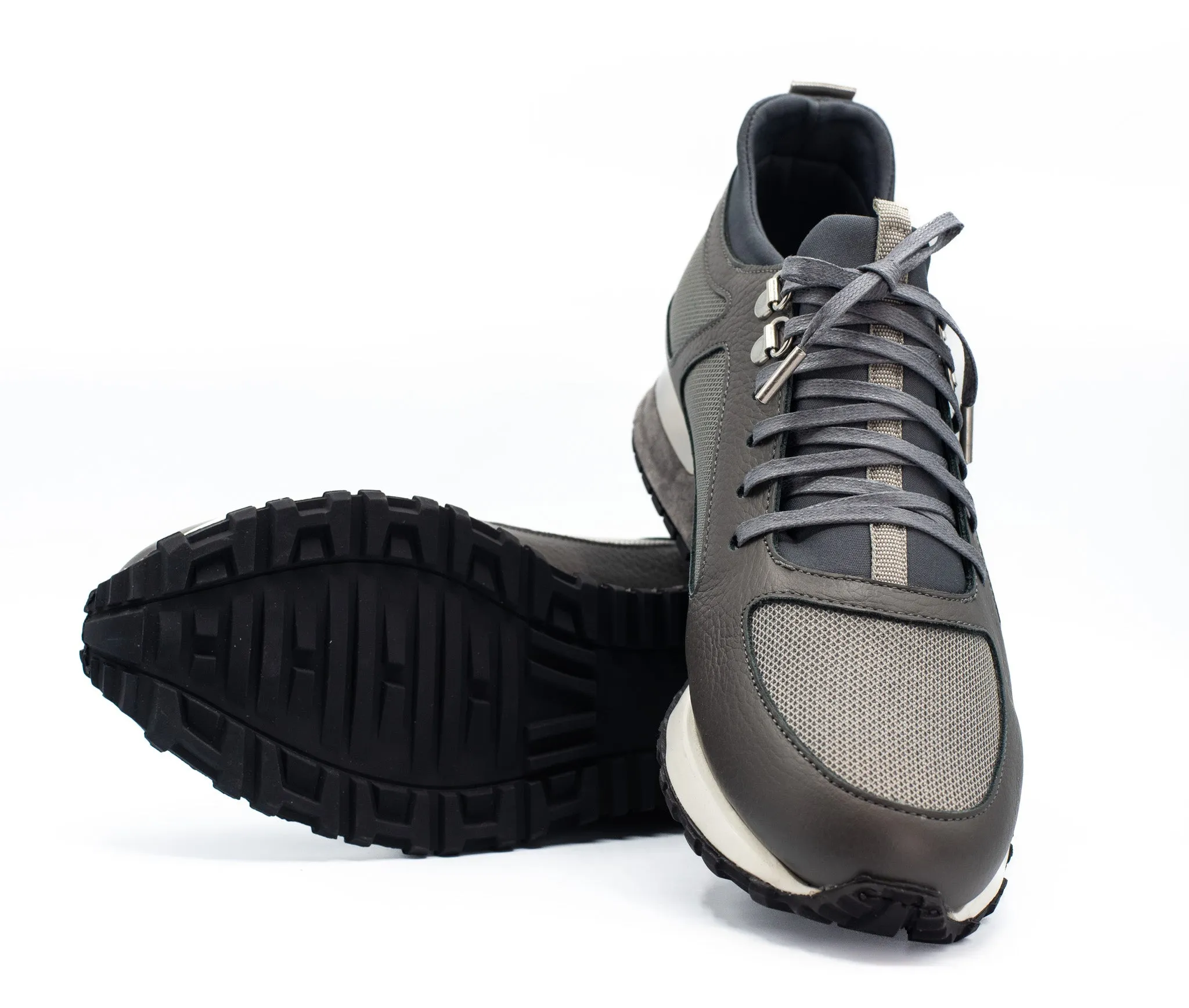 The Dos Rios Grey Leather Men Sneaker Final Sale!