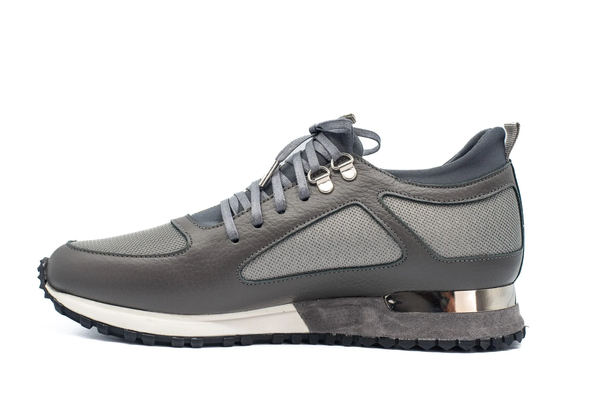 The Dos Rios Grey Leather Men Sneaker Final Sale!