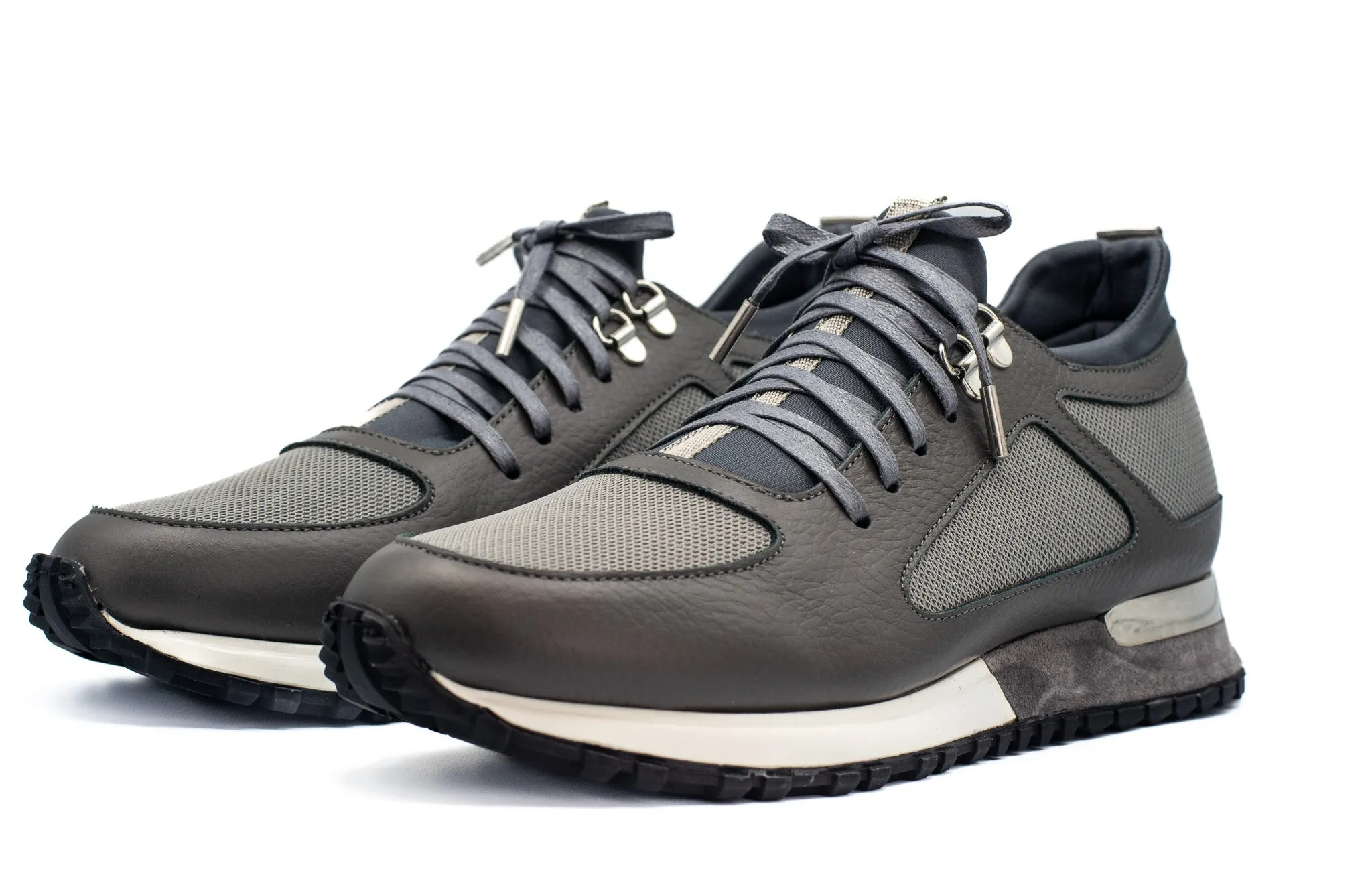 The Dos Rios Grey Leather Men Sneaker Final Sale!