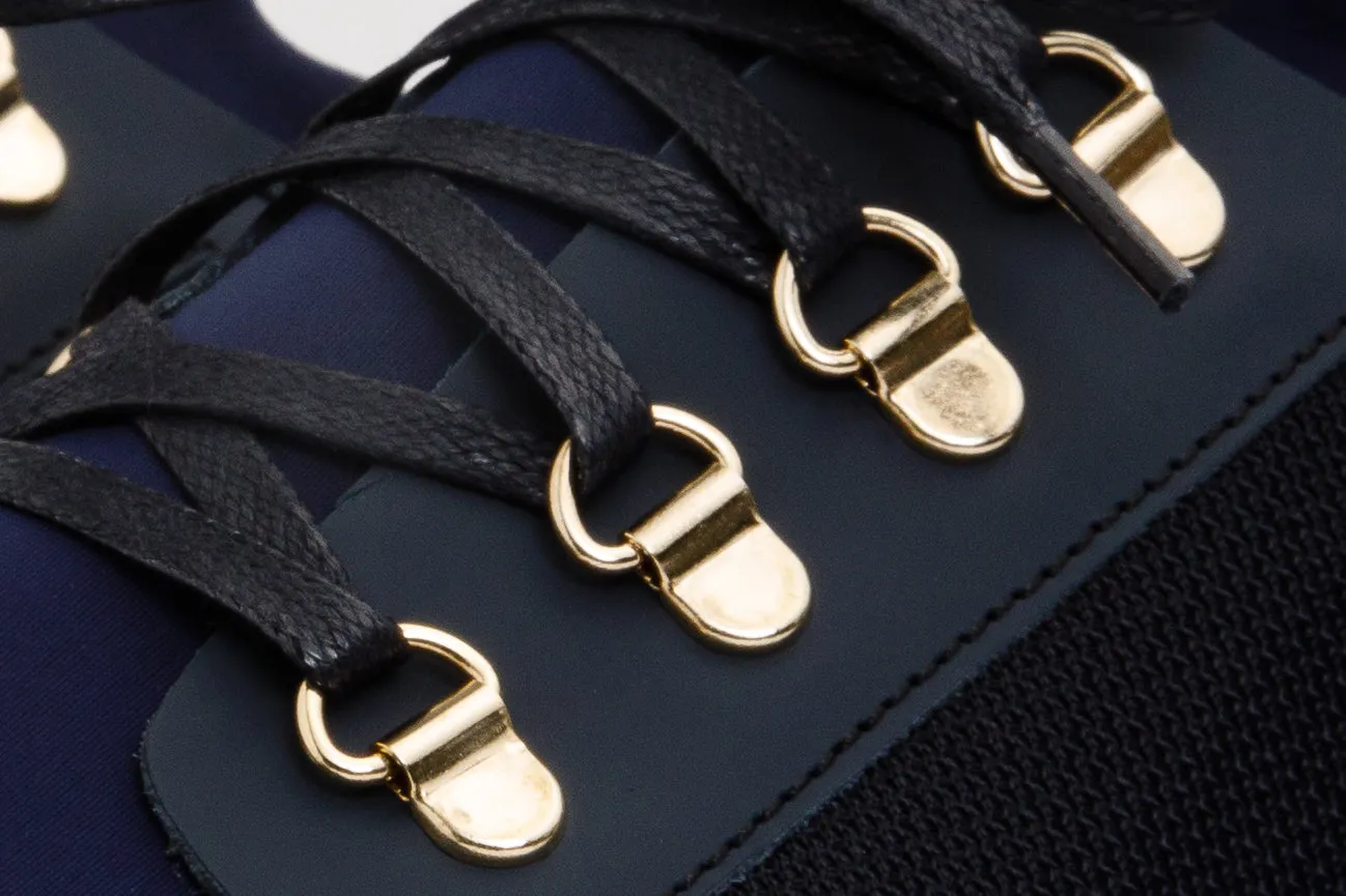 The Emir Navy Leather Men Sneaker