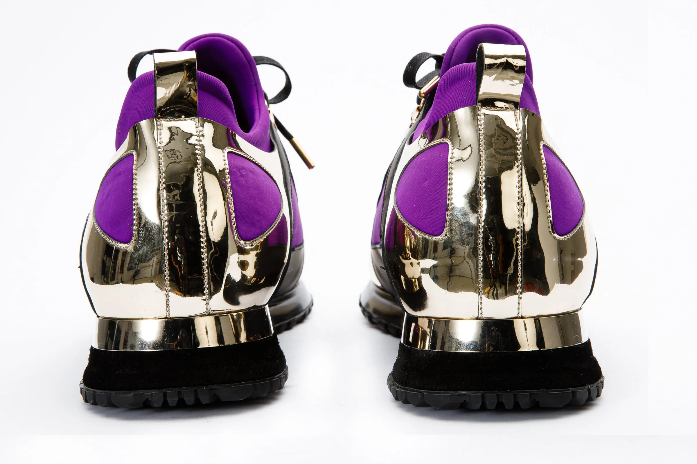 The Emir Purple Leather Men Sneaker Limited Edition