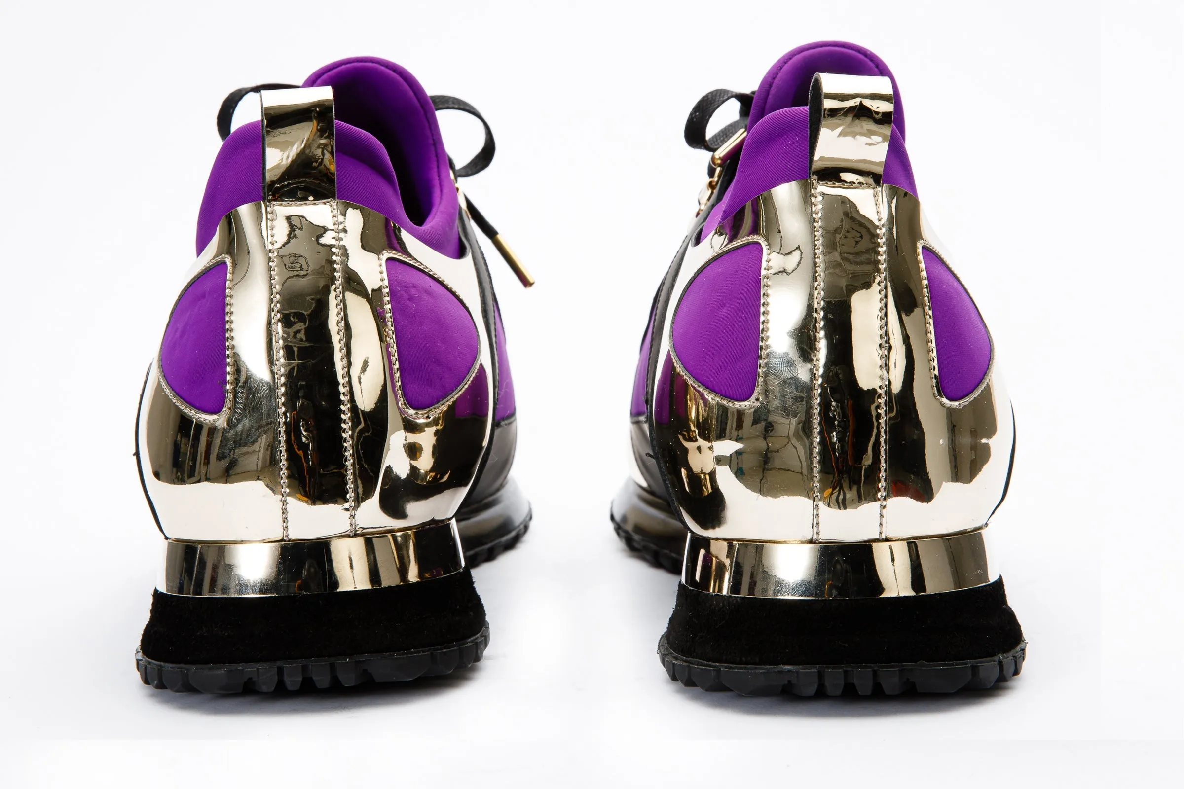 The Emir Purple Leather Women Sneaker Limited Edition