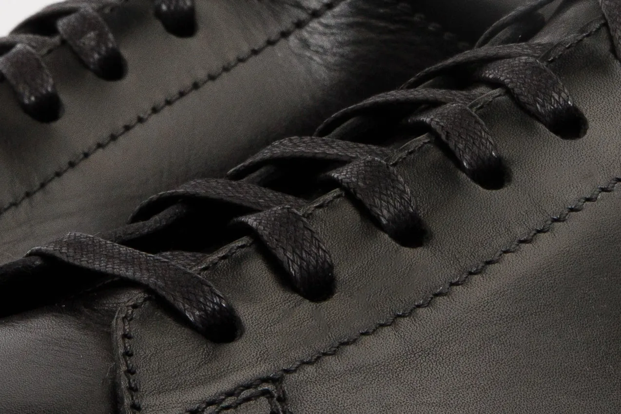 The Noble Black Leather Men Sneaker