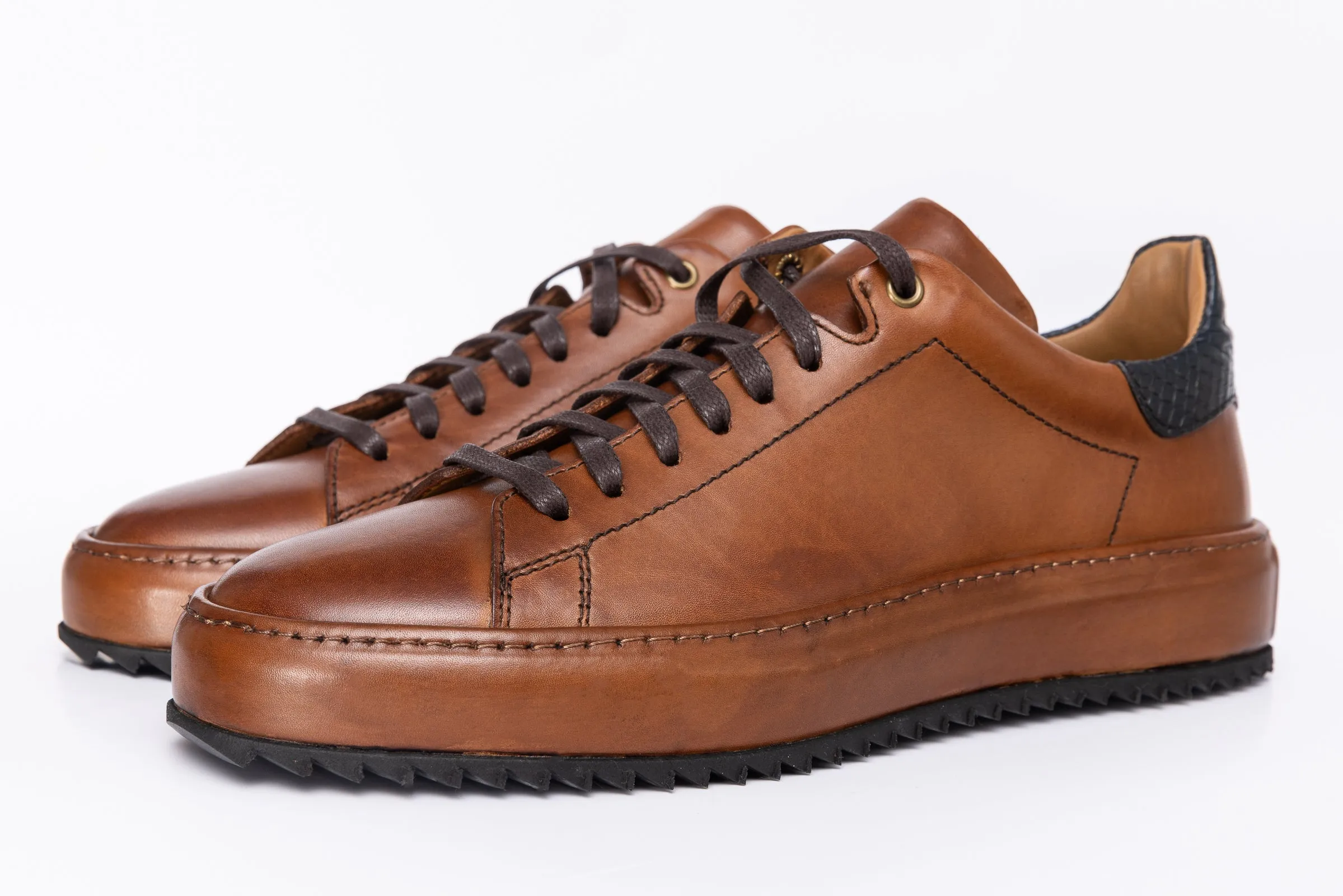 The Noble Tan Leather Men Sneaker