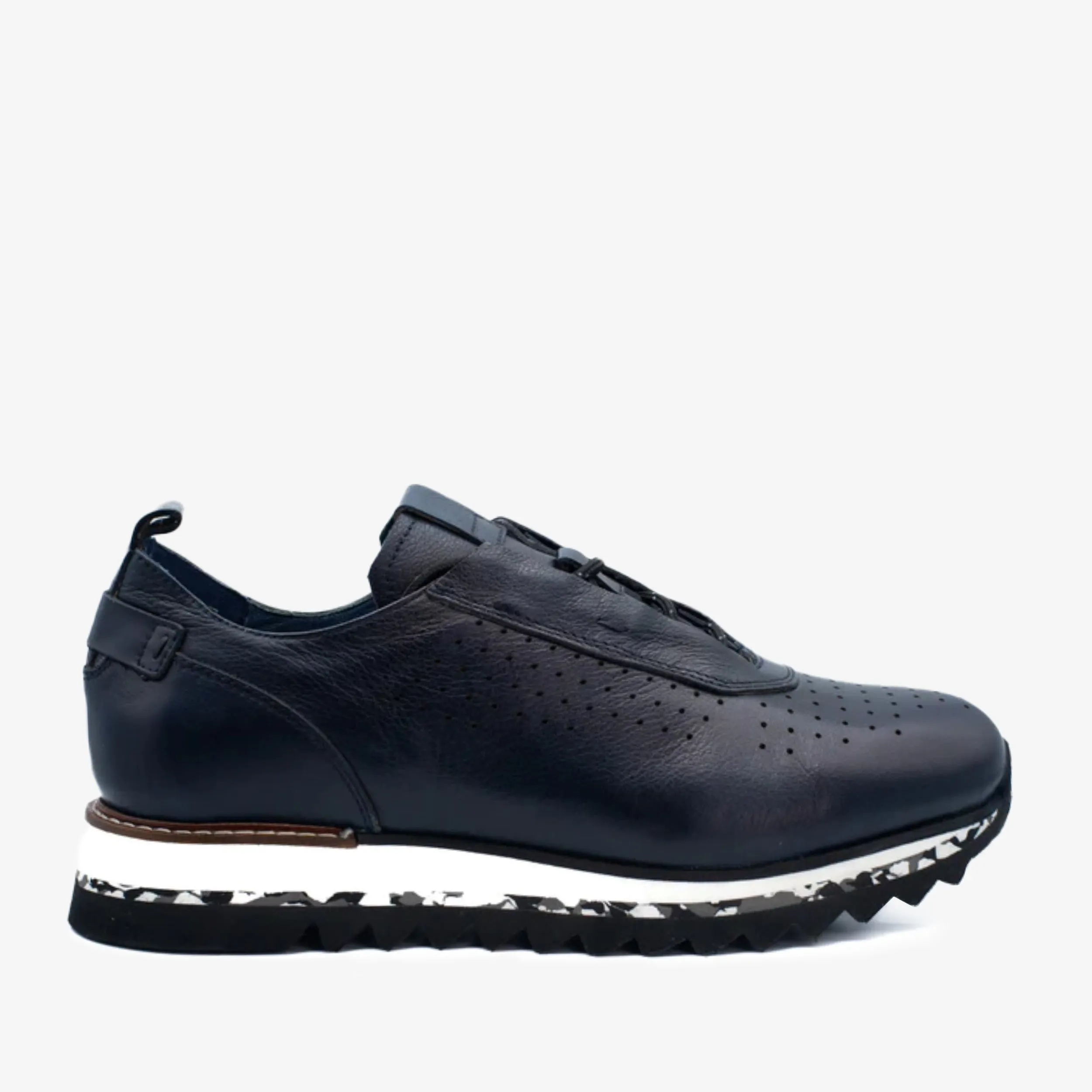 The Pennsylvania Navy Blue Leather Men Sneaker Final Sale!