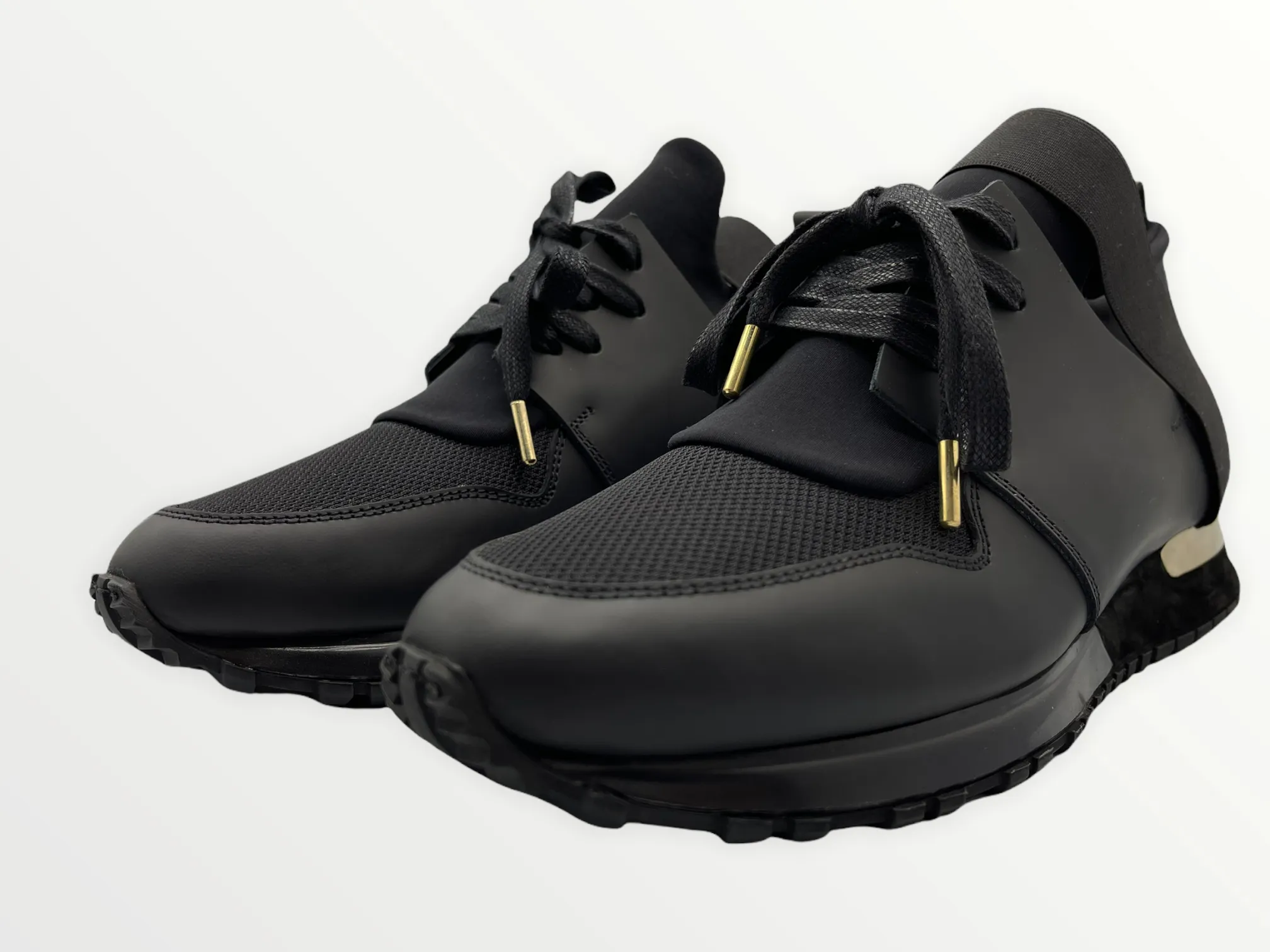 The Reno Black Leather Men Sneaker Final Sale!