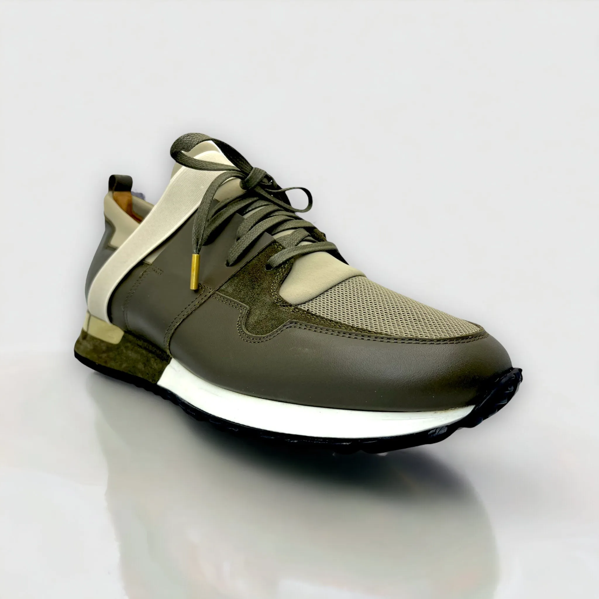 The Reno Green Leather Men Sneaker Final Sale!