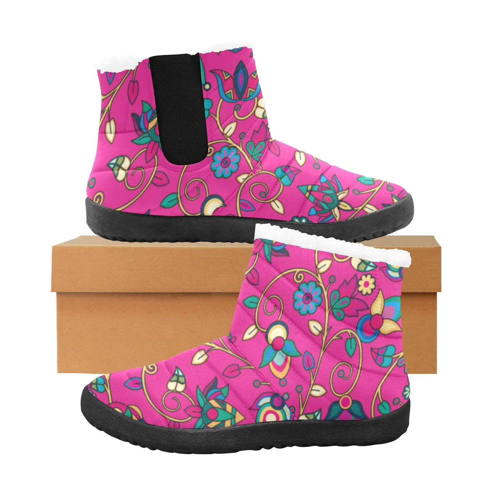 Thorny Path Pink Men's Padded Winter Boot