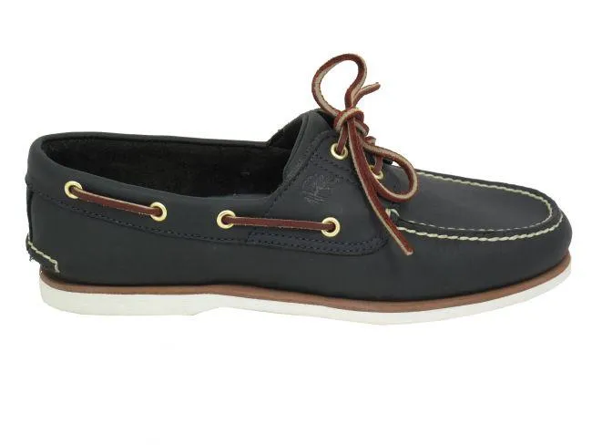 Timberland Boots Mens Boat Shoe Navy White