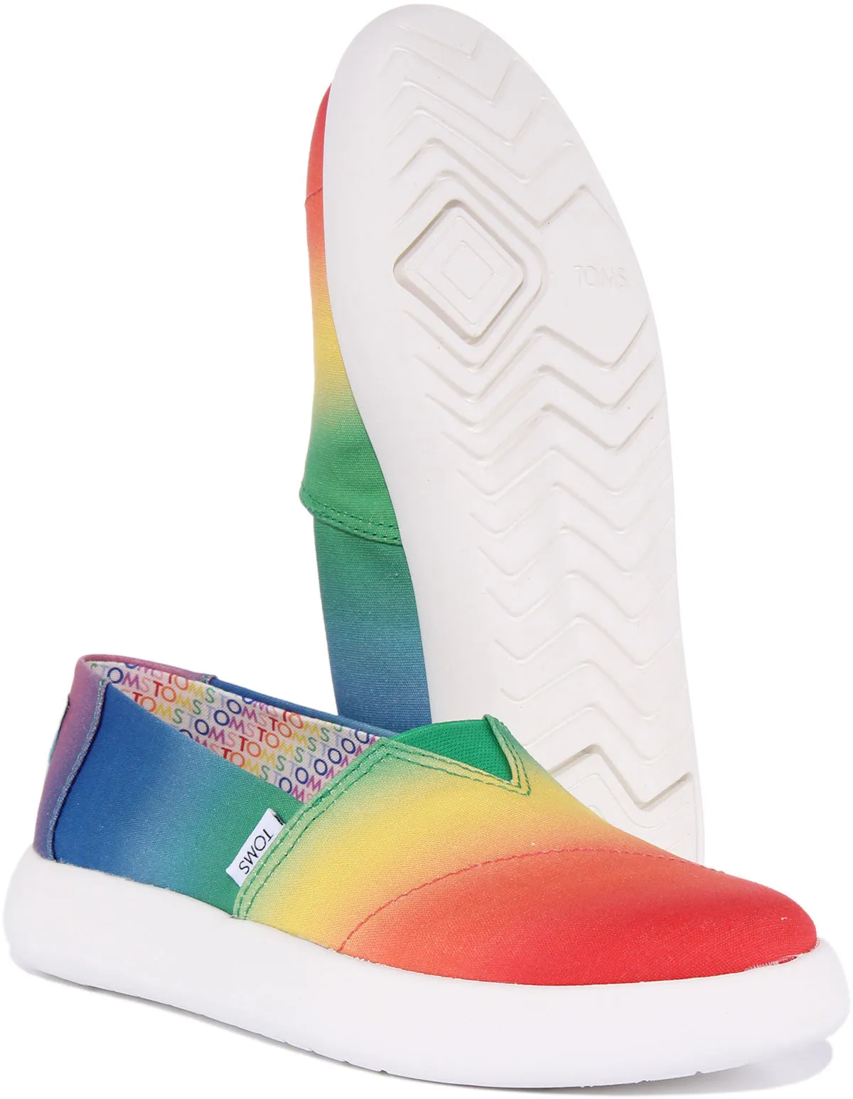 Toms Alpargata Malloww In Rainbow For Women