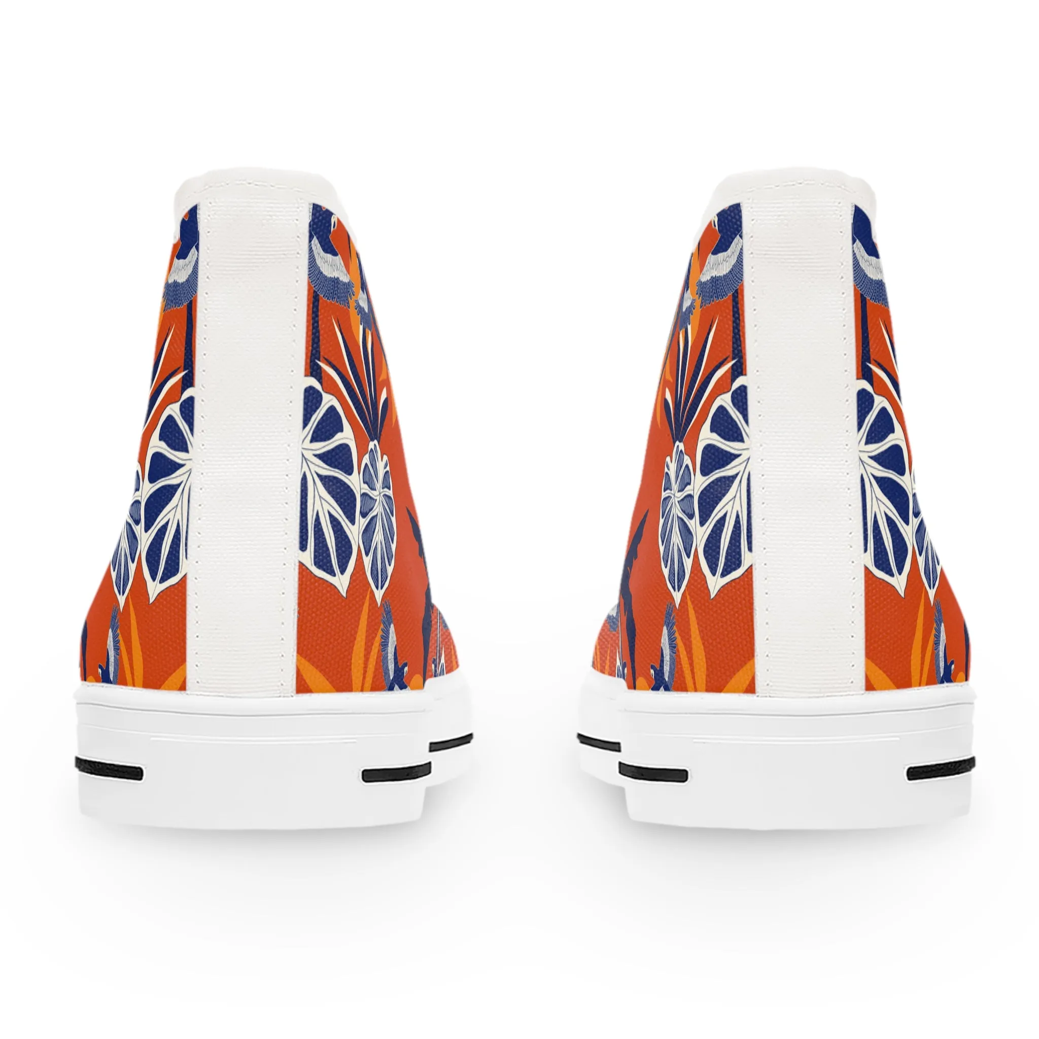 Tropical Summer Birds Women's High Top Sneakers