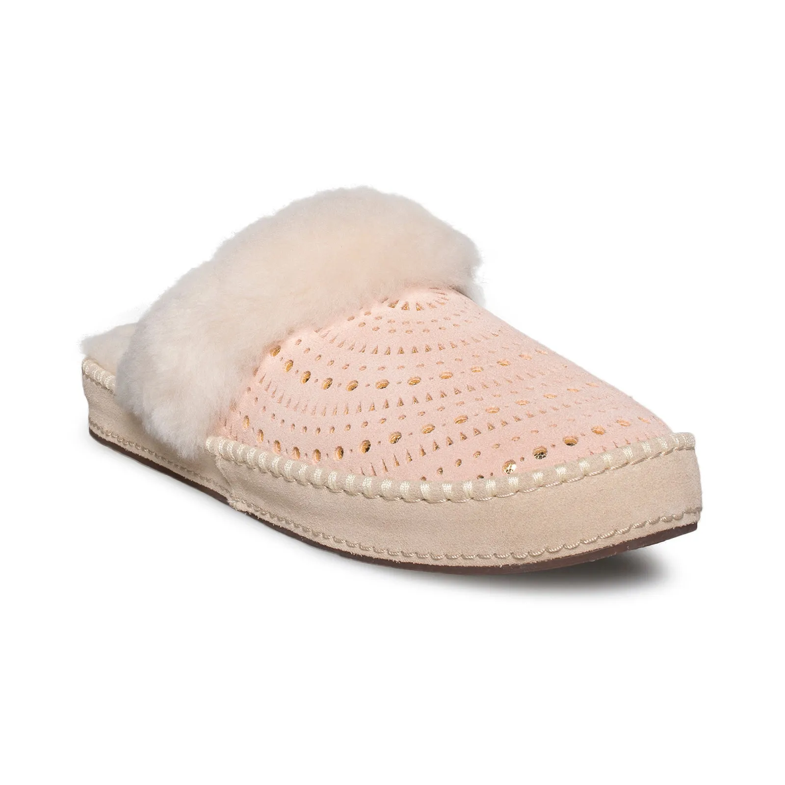 UGG Aira Sunshine Perf Tropical Peach Slippers - Women's