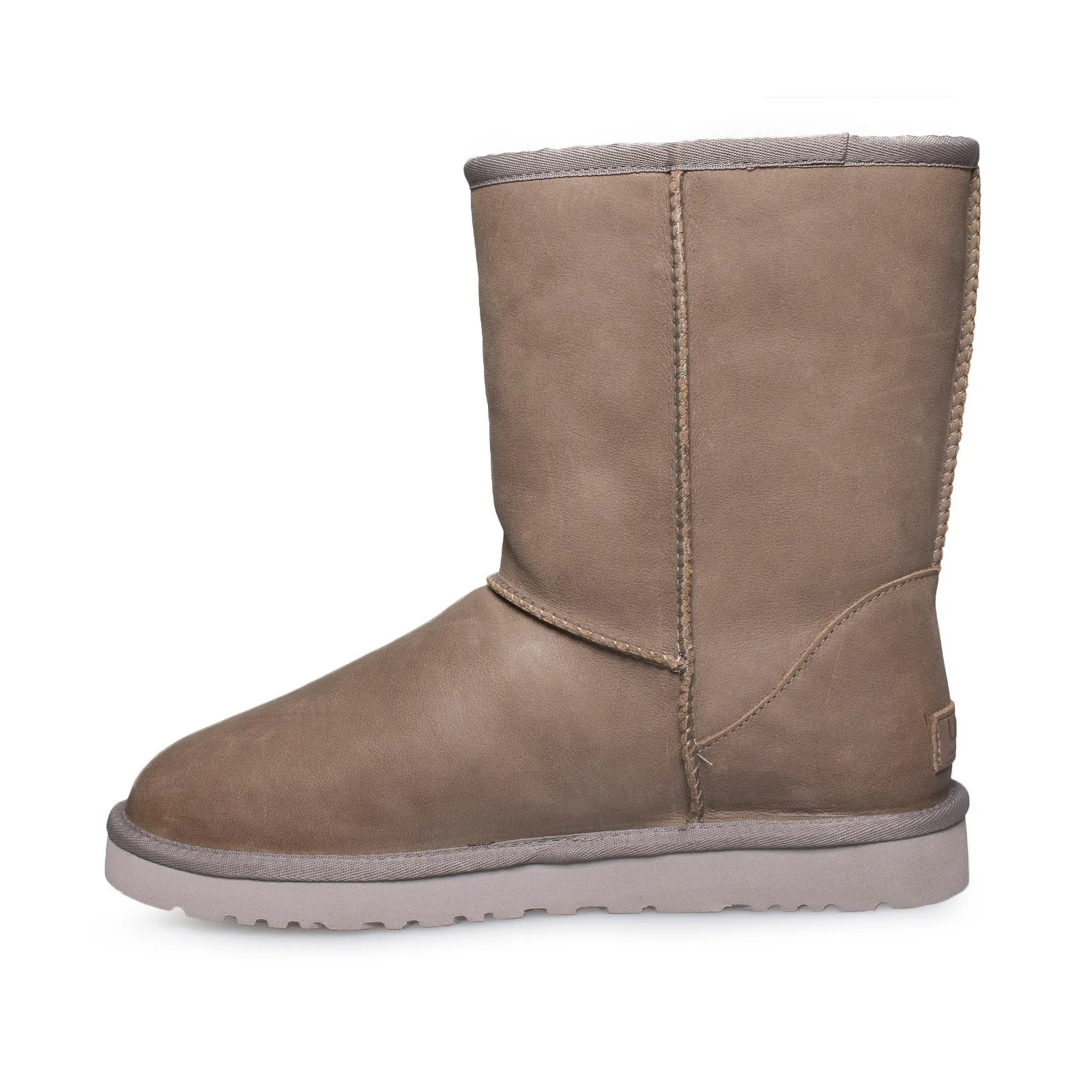 UGG Classic Short Leather Feather Boots