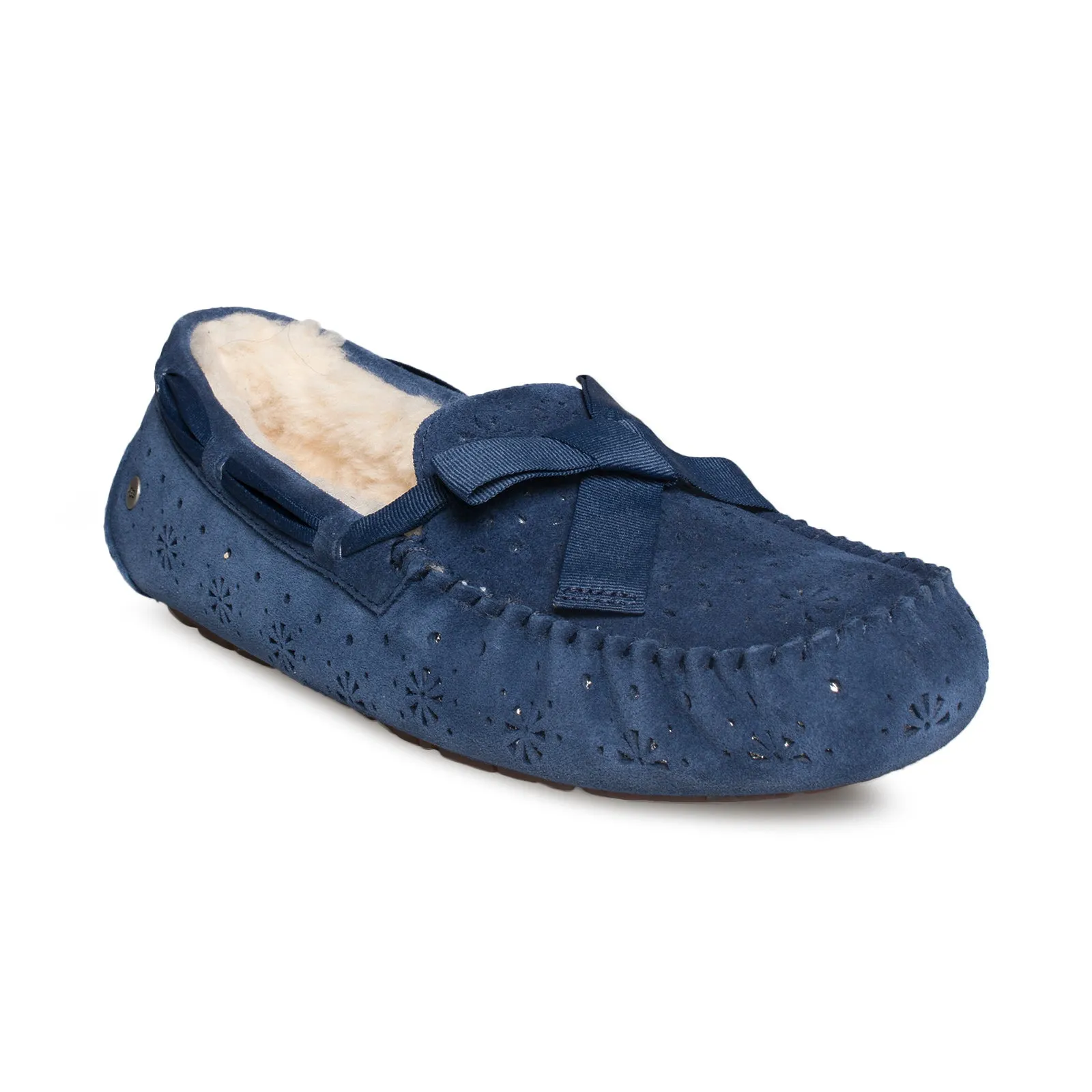 UGG Dakota Sunshine Perf Navy Slippers - Women's