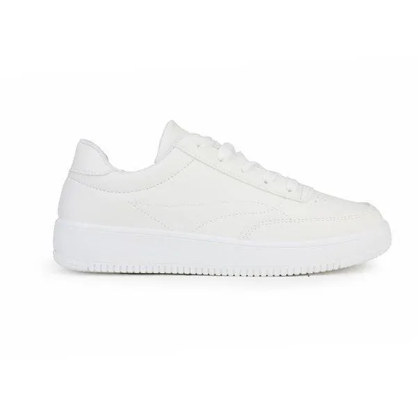 UNISEX PLAIN WHITE SNEAKERS