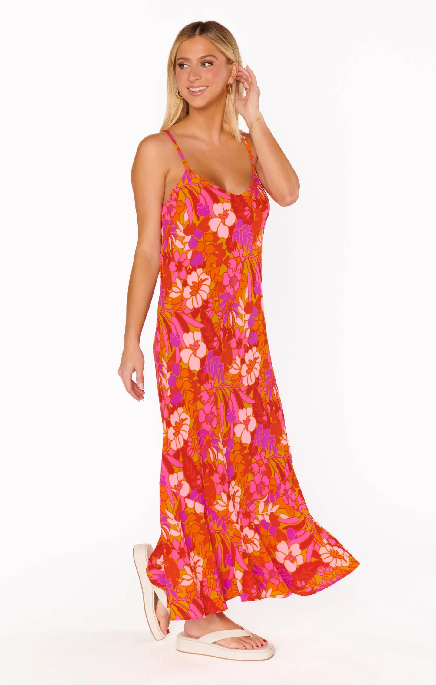 Uptown Slip Dress ~ Maui Mai Tai