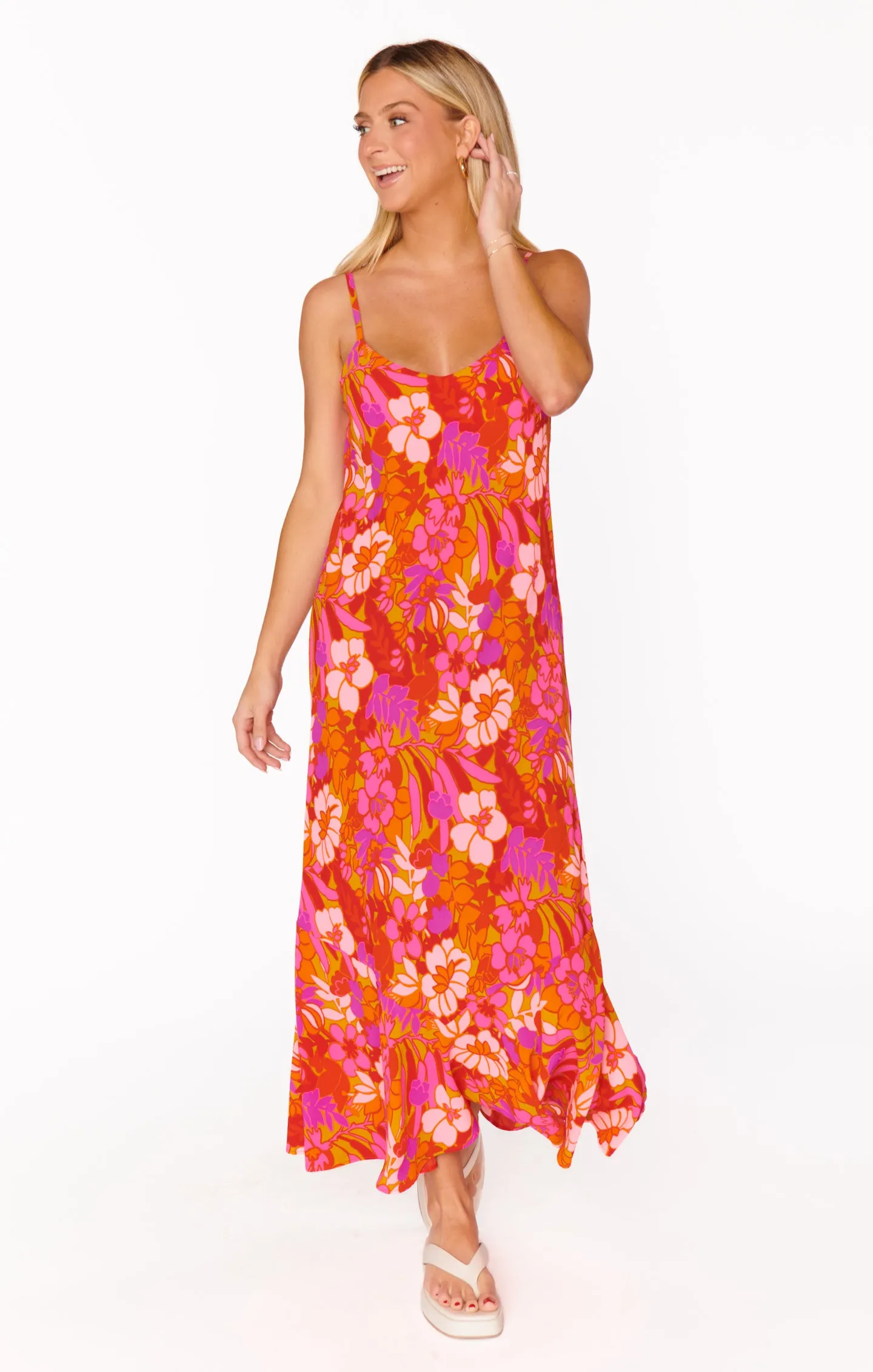 Uptown Slip Dress ~ Maui Mai Tai