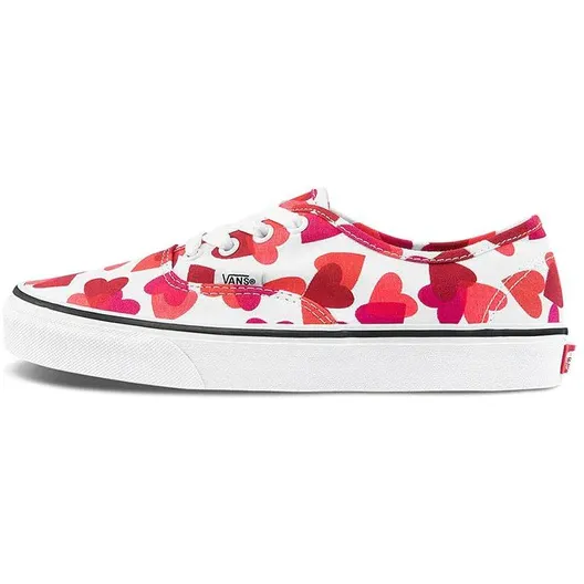 Vans Authentic Valentine Hearts Shoes - White / Red