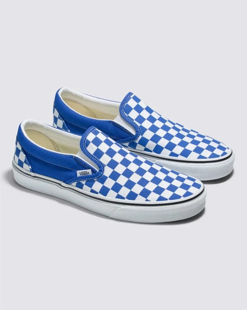 Vans Classic Slip On - Colour Theory Checkerboard Blue