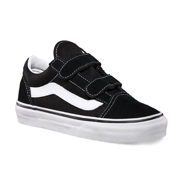 Vans Kids - Old Skool V Black White Youths NOT RETURNABLE