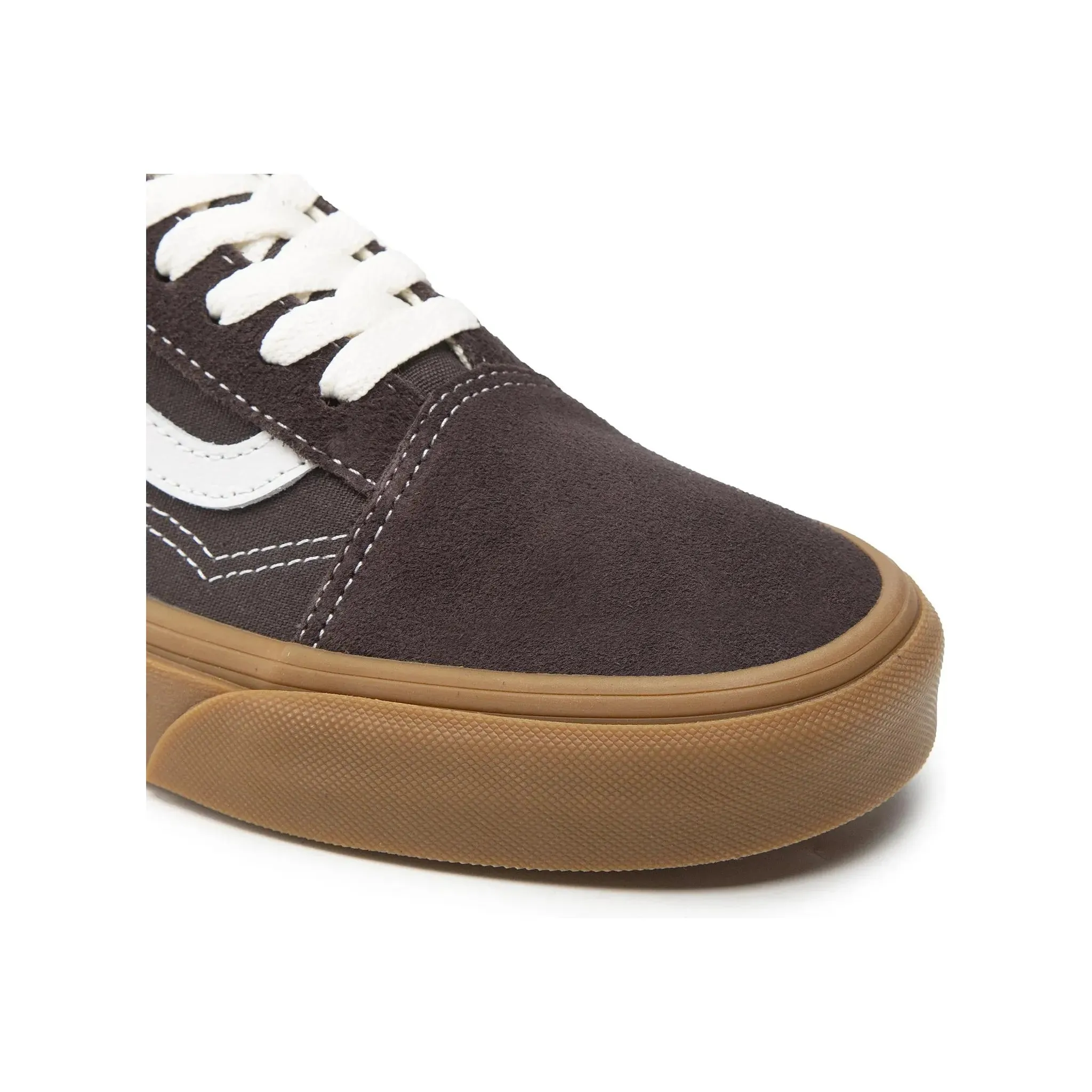 Vans Men's Old Skool Shoes - Gum / Chocolate Brown