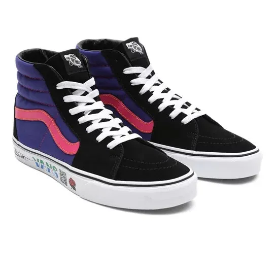 Vans SK8-HI SHOES - black / grape