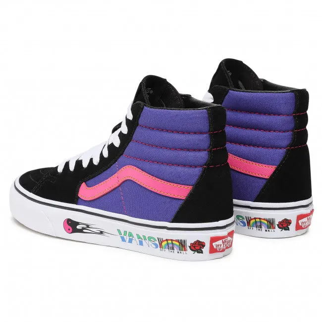 Vans SK8-HI SHOES - black / grape