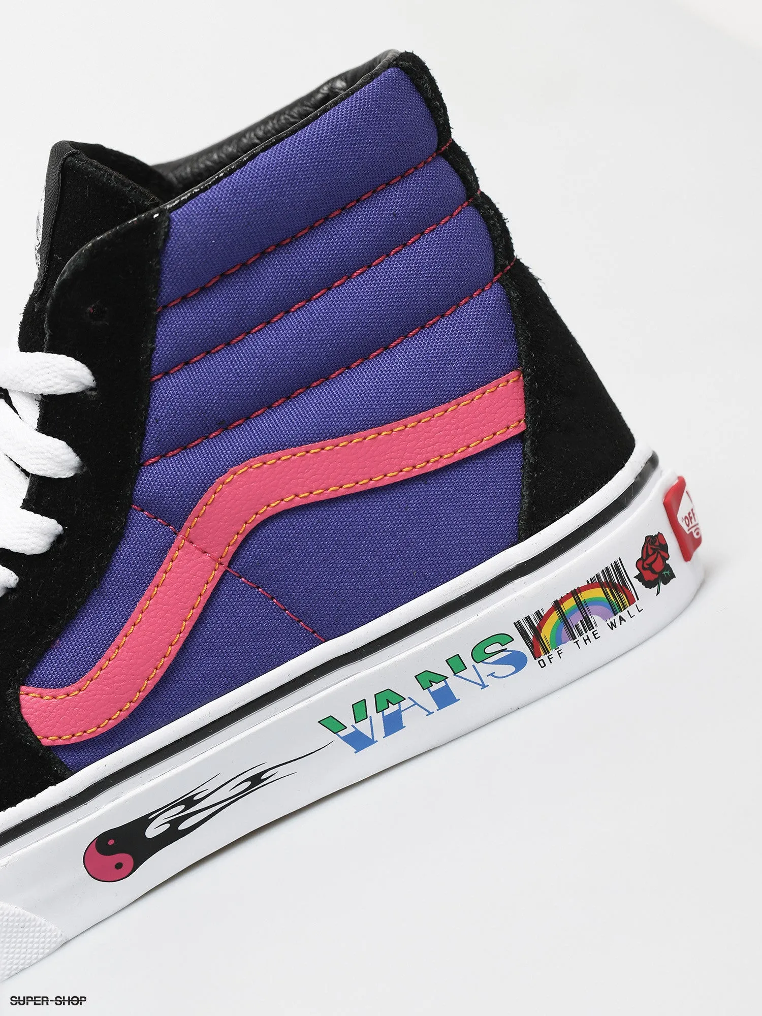 Vans SK8-HI SHOES - black / grape