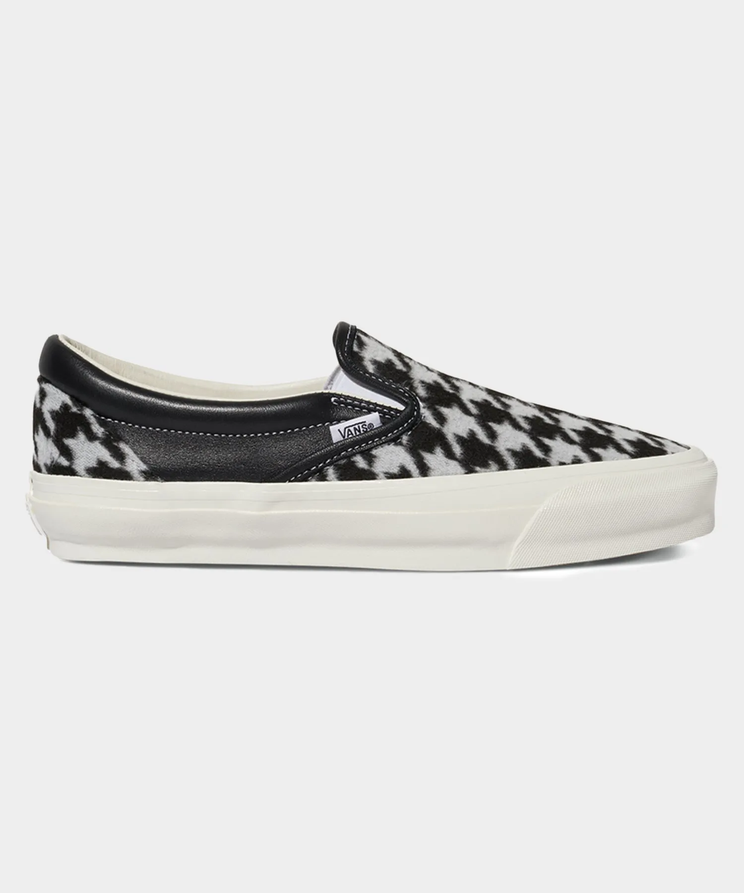 Vans Slip-On Re-issue 98 in Black Houndstooth