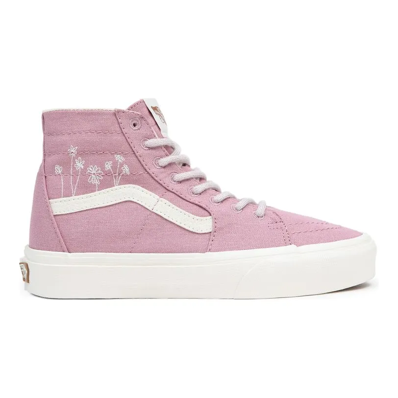 Vans Unisex SK8-HI Tapered Shoes - Pink / White