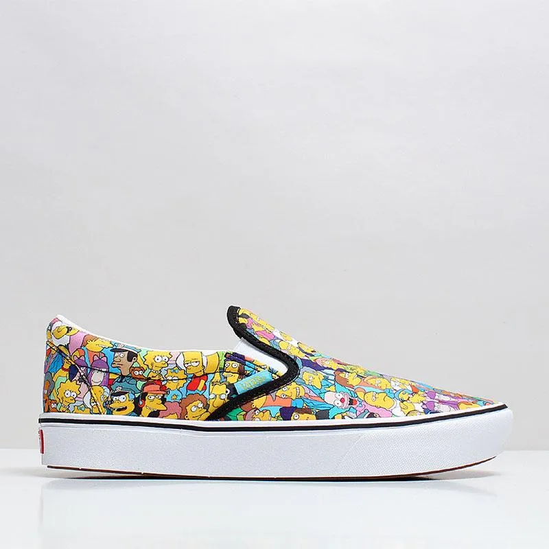 Vans X The Simpsons ComfyCush Slip-On Shoes