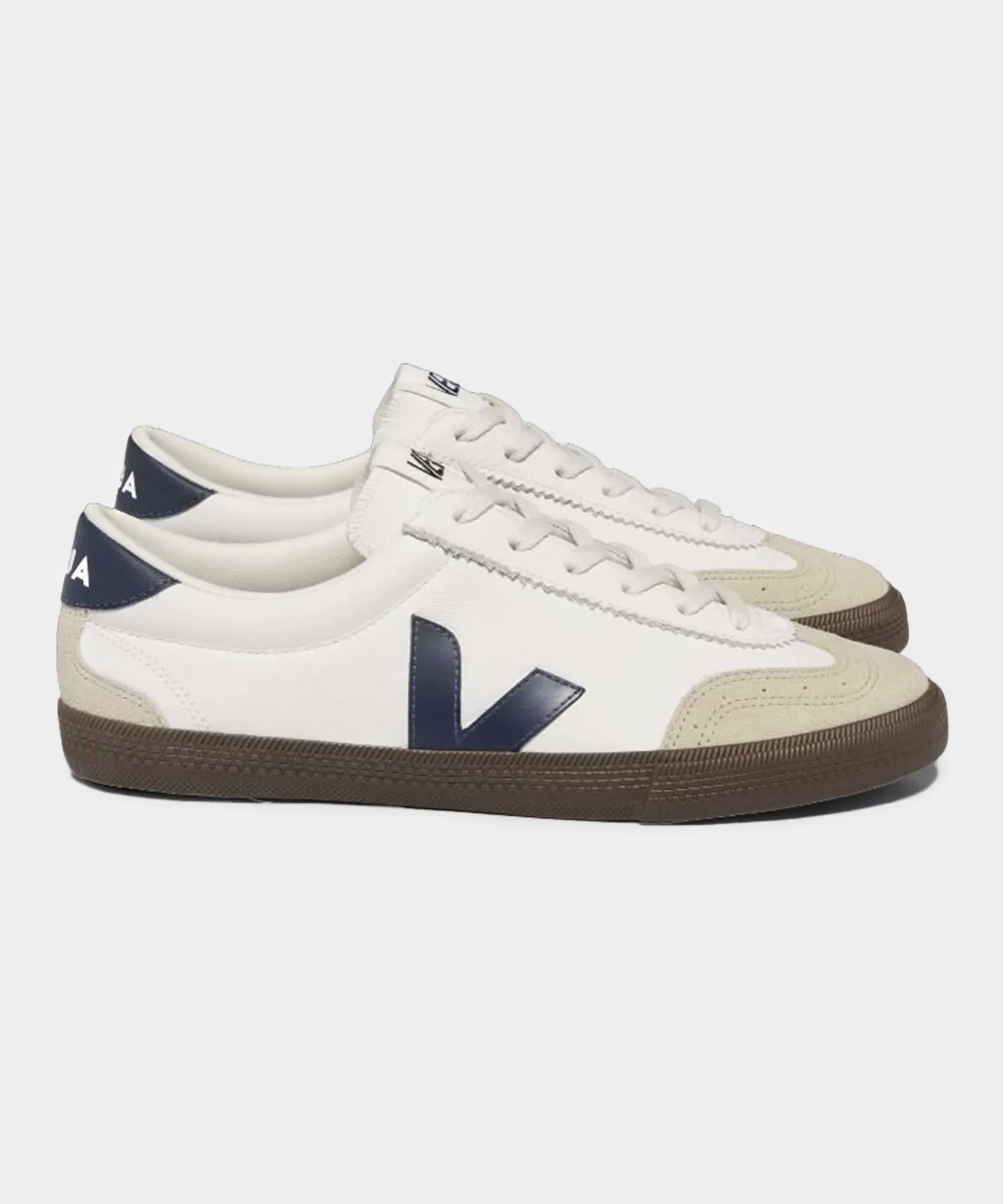 Veja Volley Canvas Sneaker in Nautico / Bark