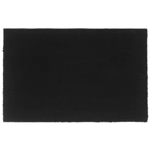 vidaXL Door Mat Black 65x100 cm Tufted Coir