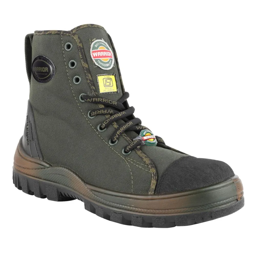 Warrior Olive Defence Jungle Boot for Men JUNGLE KING By Liberty