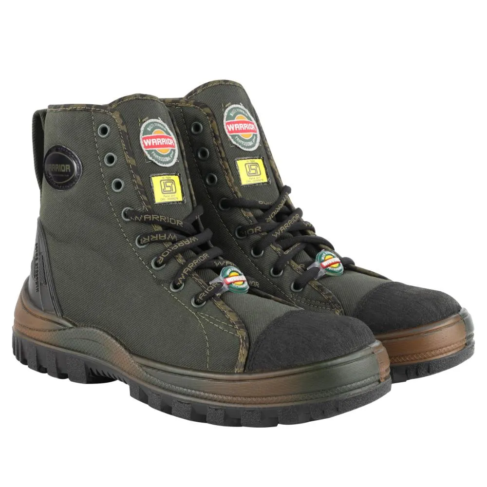 Warrior Olive Defence Jungle Boot for Men JUNGLE KING By Liberty