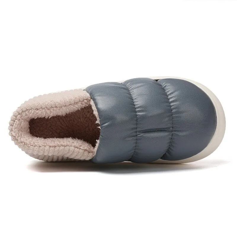 Winter Time Home Plush Slippers