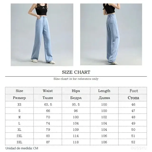 Women's Baggy Wide Leg Denim Pants