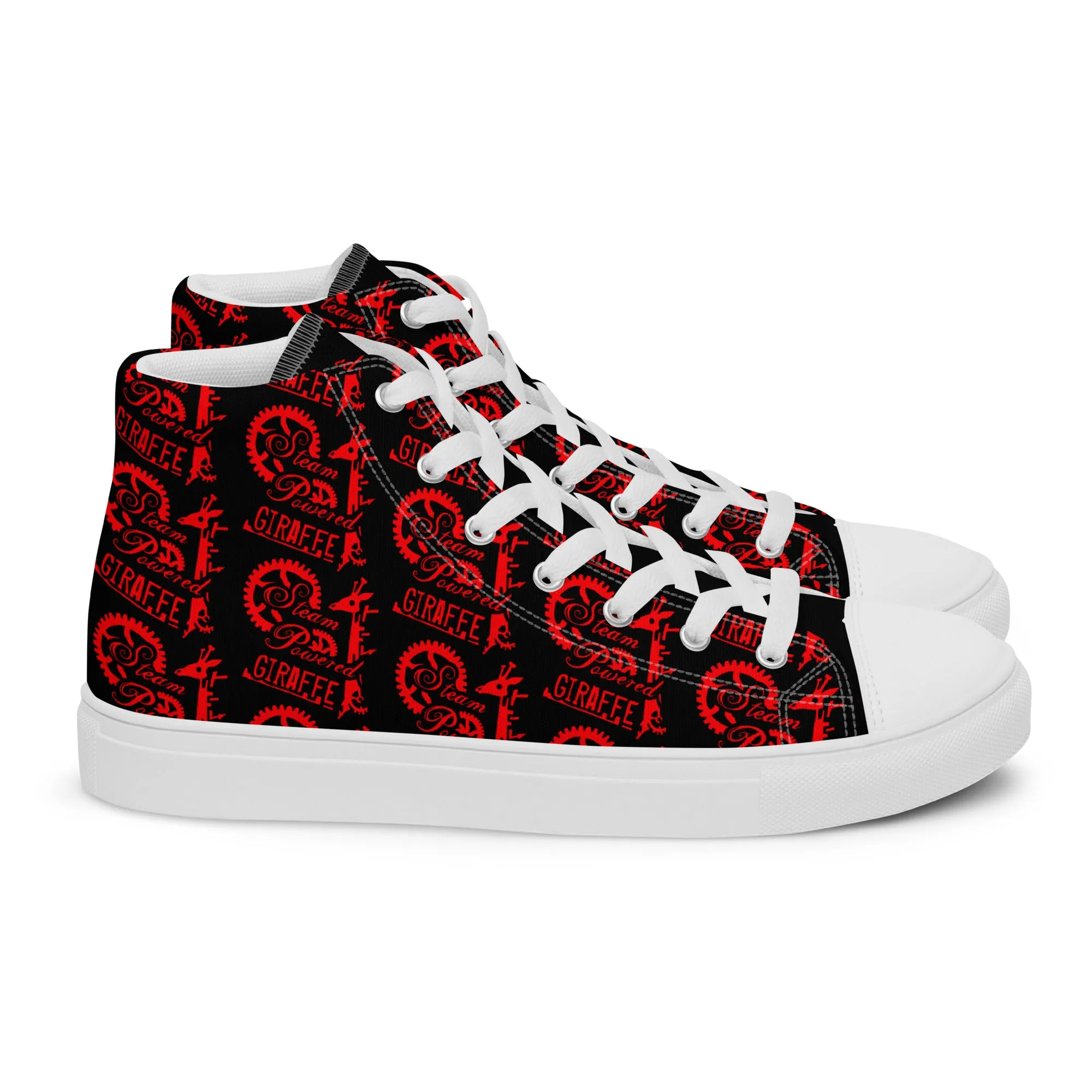 Women’s Black & Red SPG Logo High Top Shoes