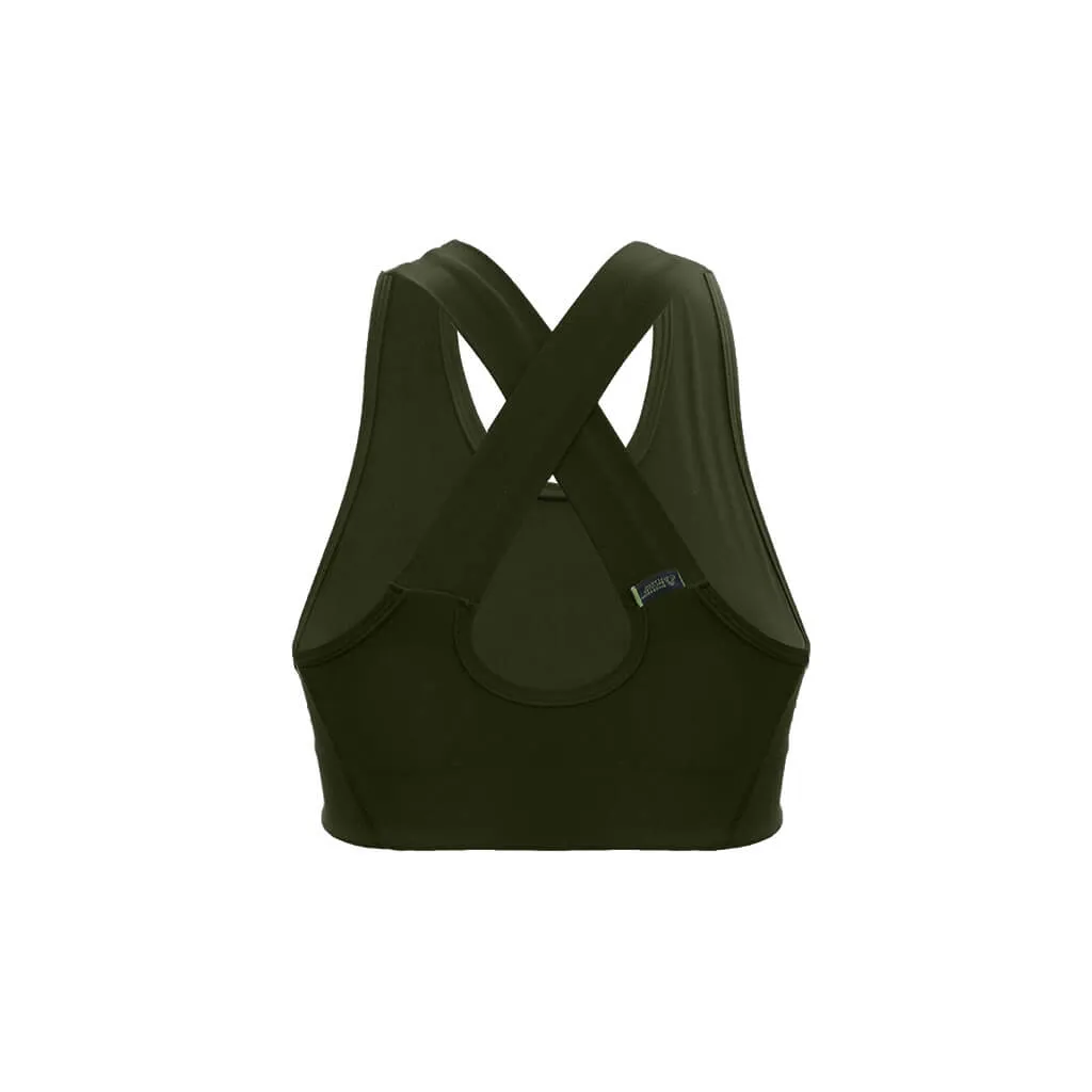 Women's Fiamma Sports Bra (Olive)