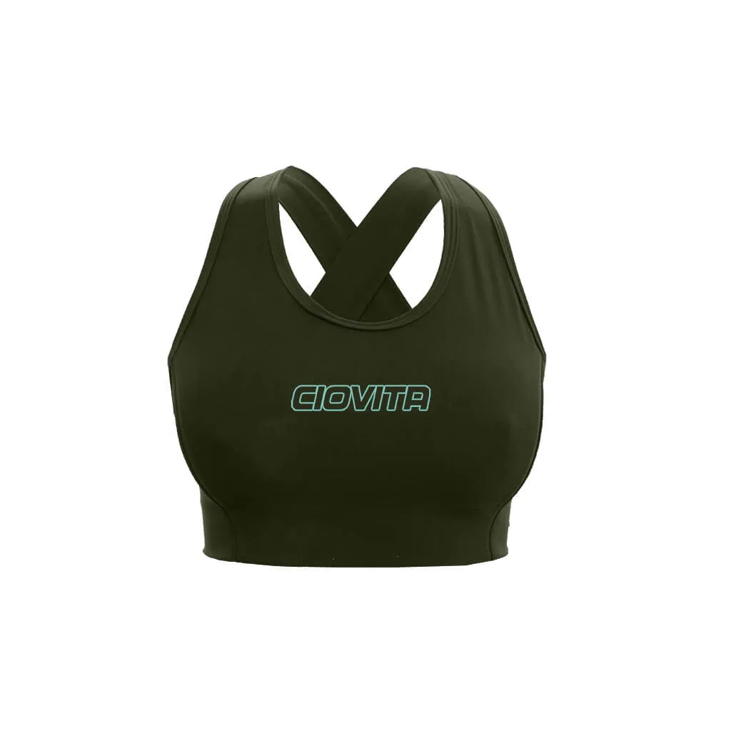 Women's Fiamma Sports Bra (Olive)