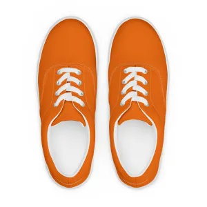 Women’s lace-up canvas shoes